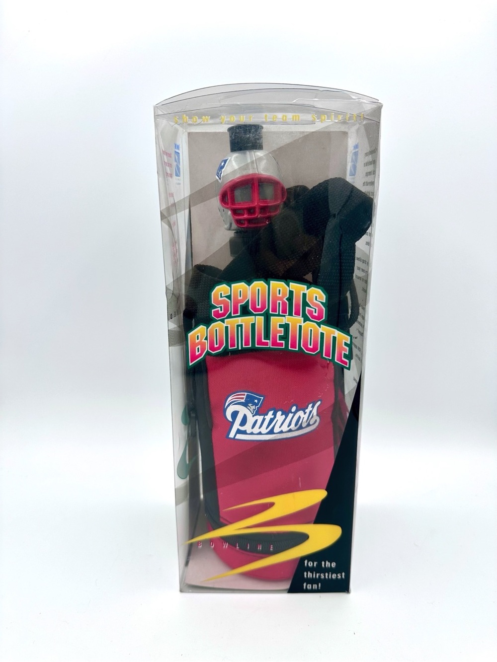 New England Patriots Sports Bottletote - Novelty Bottle & Sleeve